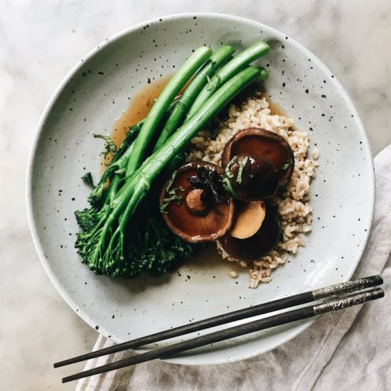 SOY BRAISED SHIITAKE MUSHROOMS