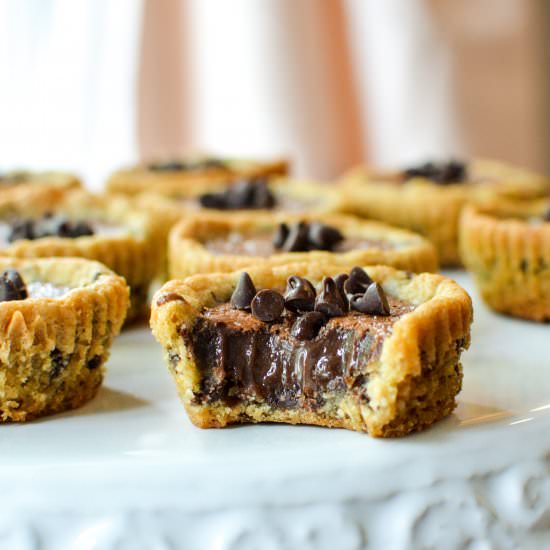 Fudge Filled Cookie Cups