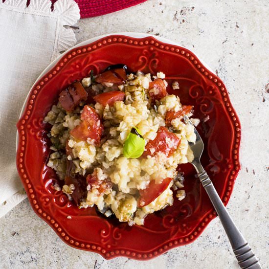 Cauliflower Rice Caprese Recipe