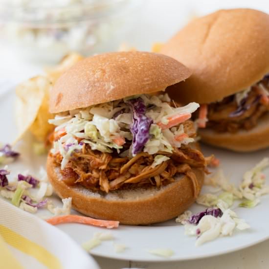 Slow Cooker Tropical Pulled Chicken