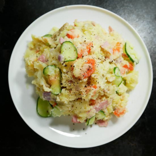 Potato Salad with Ham
