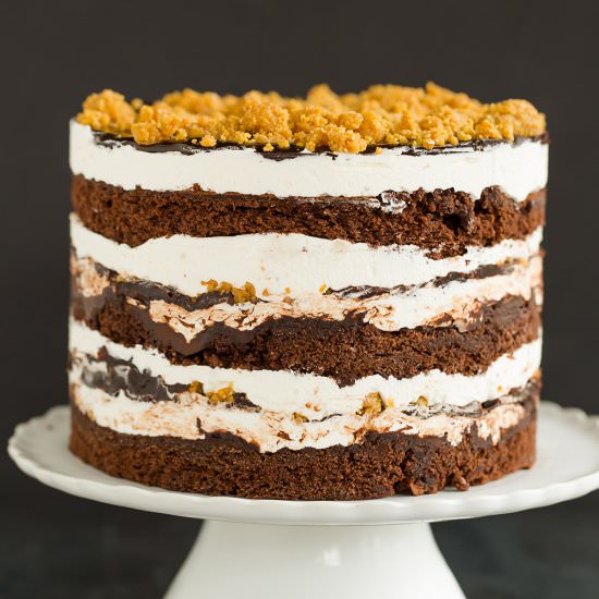 S’mores Layer Cake