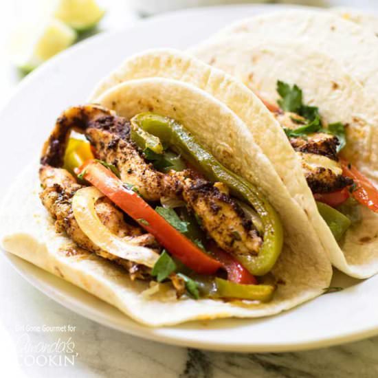 Sheet Pan Chicken Fajitas