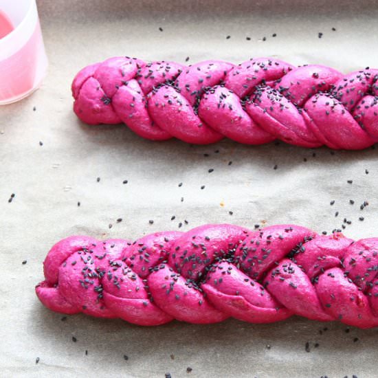 Braided Beetroot Loaf