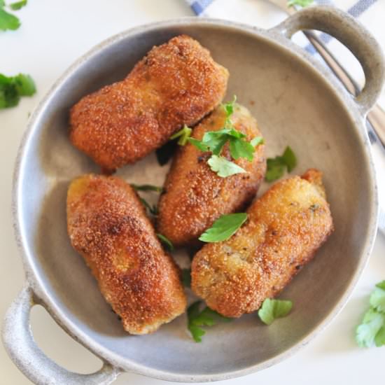 Creamy Mushroom Croquettes