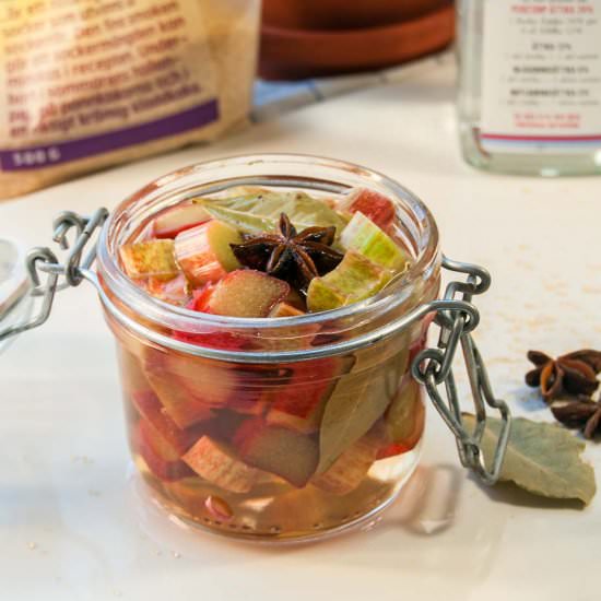 Pickled Rhubarb with Anise
