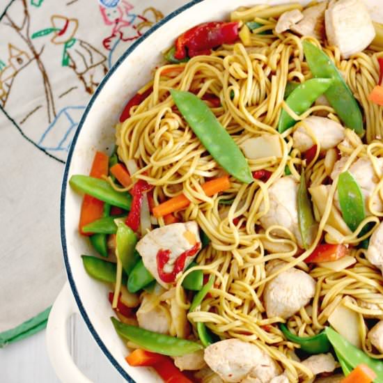 Chicken Noodle Stir Fry