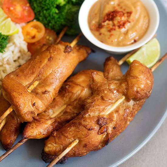 Thai Chicken Skewers