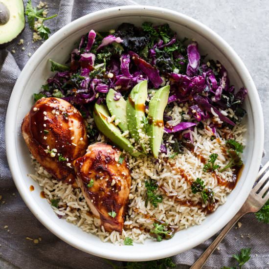 BBQ Chicken Power Bowls