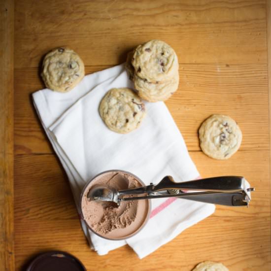 Mint Chocolate Chip Cookies