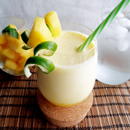 Pineapple Coconut Water Slushies