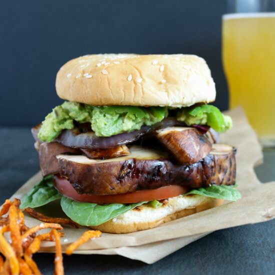 Loaded Zesty Portobello Burger