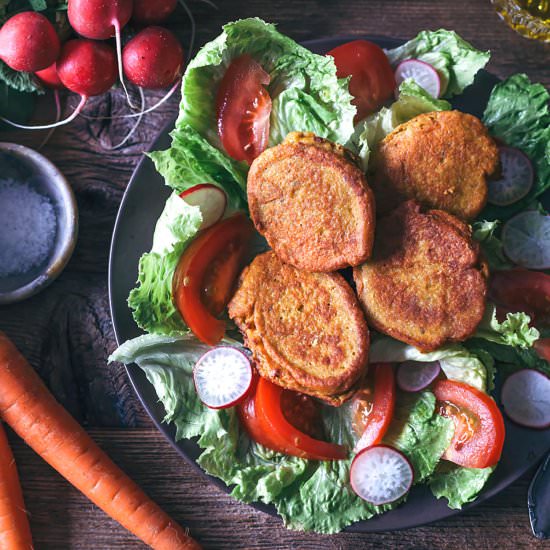 Chickpea & Carrot Fritters