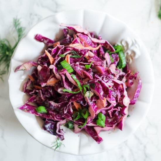 Simple Paleo Coleslaw