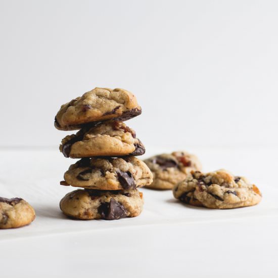 Bacon + Dark Chocolate Cookies