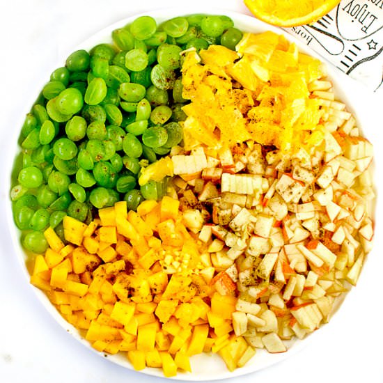 Fruit Salad with Dressing