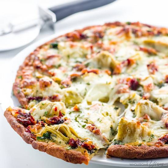 Low Carb Artichoke Pizza (GF)