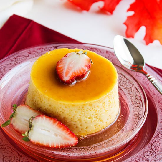 Leche Flan Lighter Version