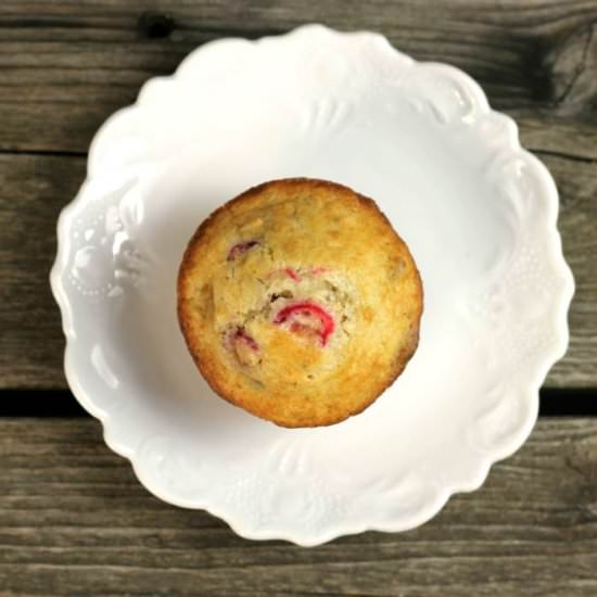 Cranberry Clementine Oat Muffins