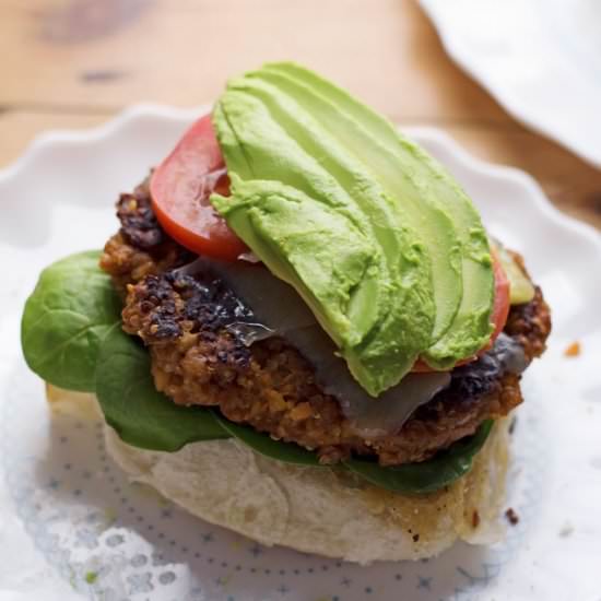 Chickpea Quinoa Veggie Burgers