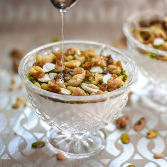 Rose Water Custard