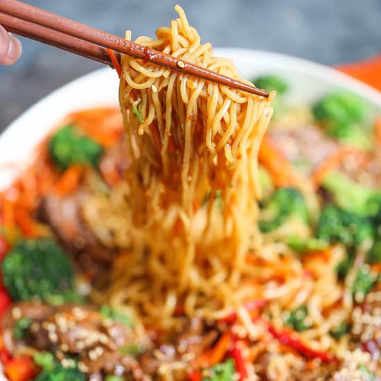 Garlic Sesame Noodles