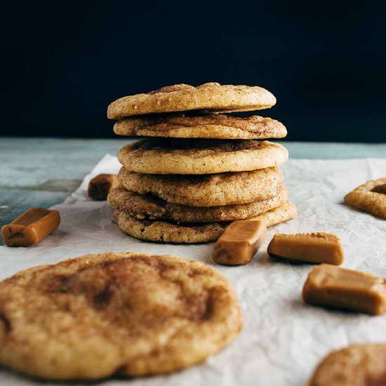 Caramel Snickerdoodles