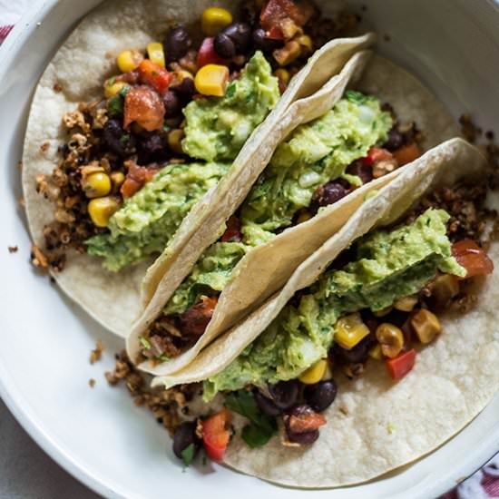 Cauliflower Quinoa Tacos