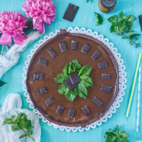 Chocolate Mint Tart