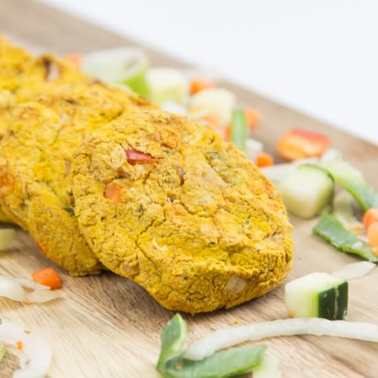 Chickpea-Vegetable Patties