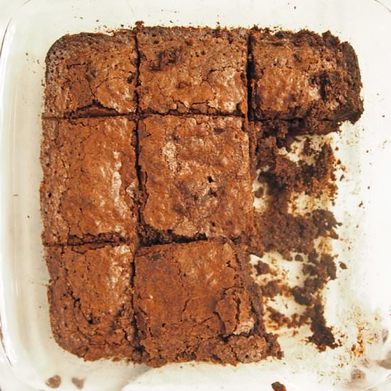 Flourless Fudge Brownies