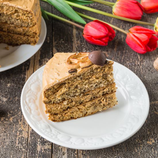 Honey Walnut Cake