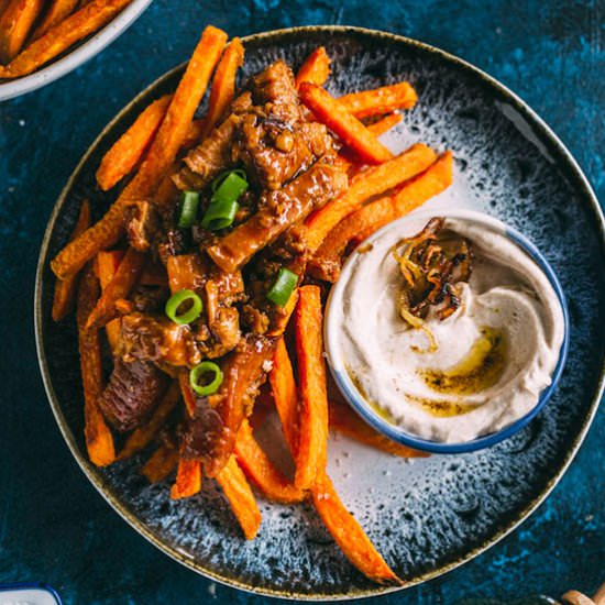 Honey Pork Loaded Fries