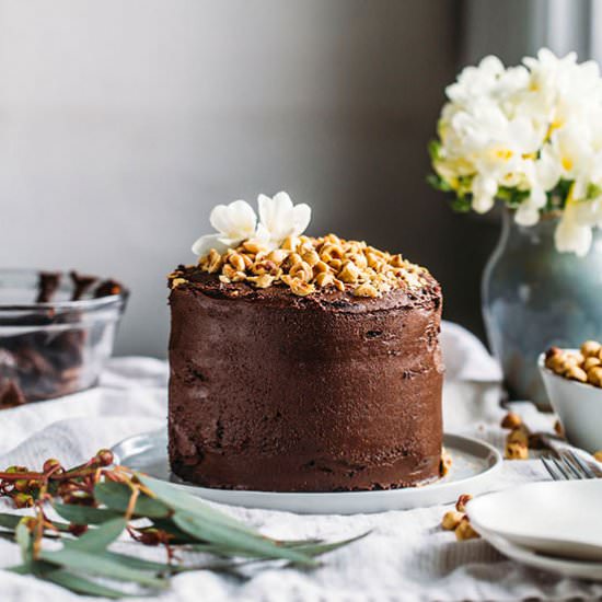 Vegan Nutella Cake