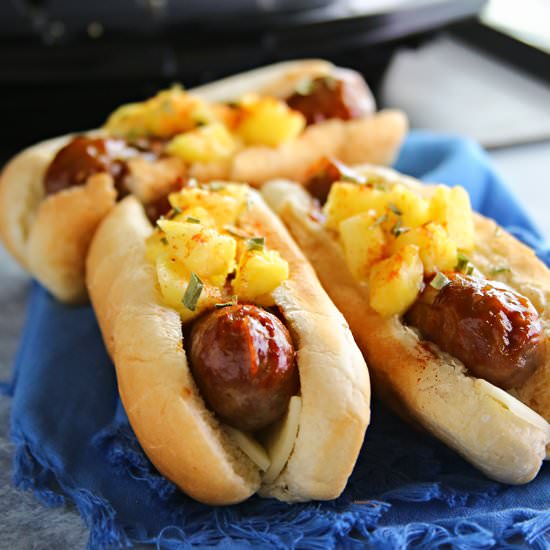 Hawaiian Bratwurst Sausage