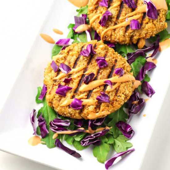 Asian Salmon Burgers