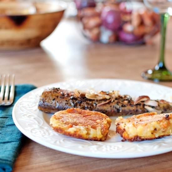 Carrot and cumin croquettes