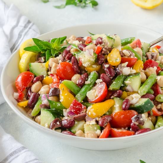 Greek Three Bean Salad