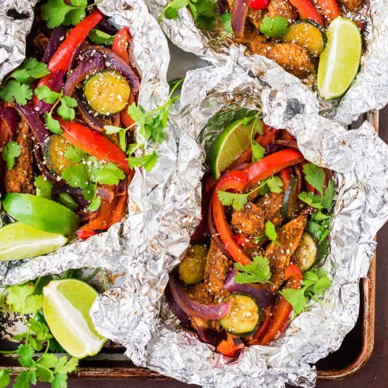 Grilled Chicken Fajitas