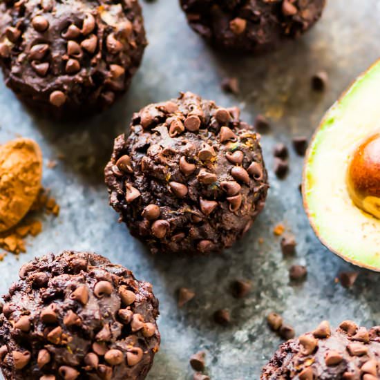 Chocolate Zucchini Muffins