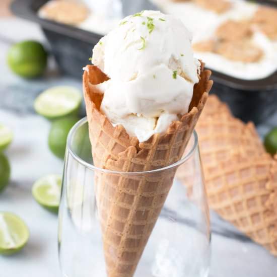 No Churn Key Lime Pie Ice Cream