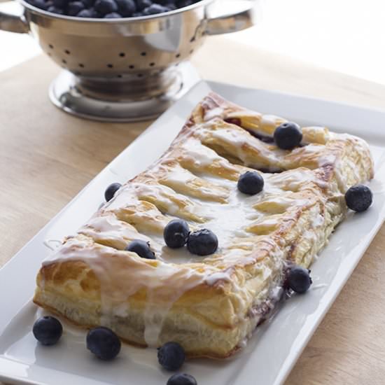 Blueberry Cream Cheese Danish