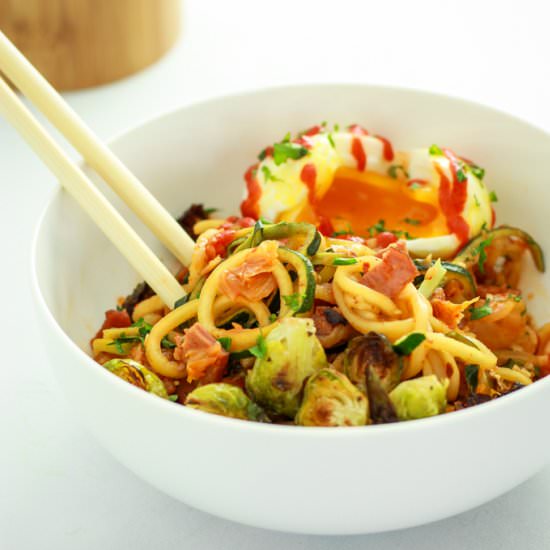 Kimchi Zucchini Noodles