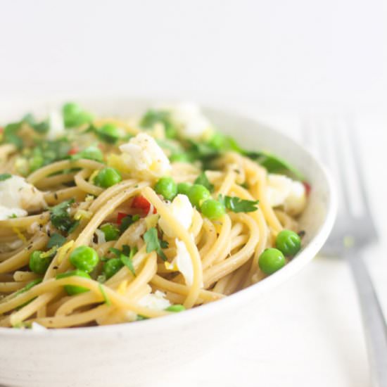 Crab & Lemon Spaghetti