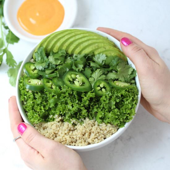 Spicy Green Grain Bowl