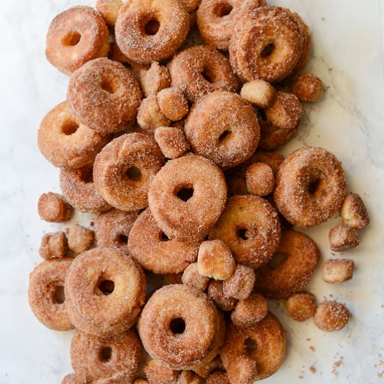Cake Doughnuts with Cinnamon Sugar