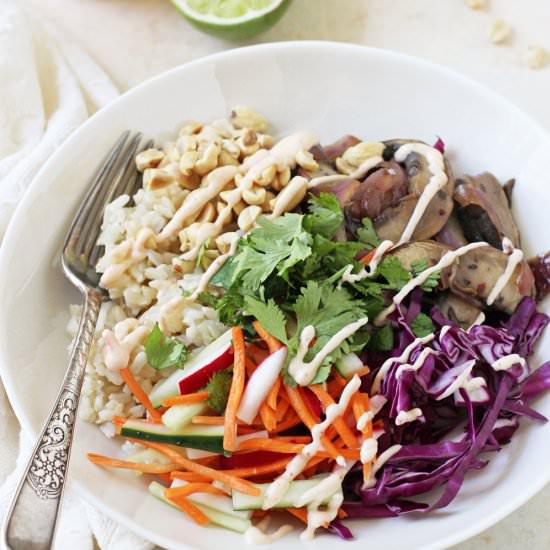 Portabella Banh Mi Bowls