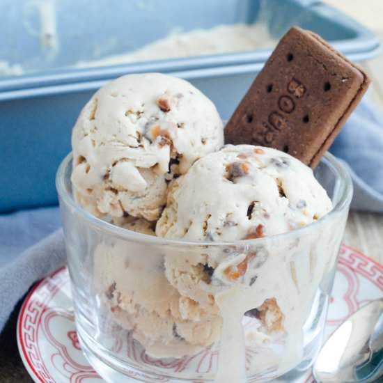 Homemade No-churn Coffee Ice-cream