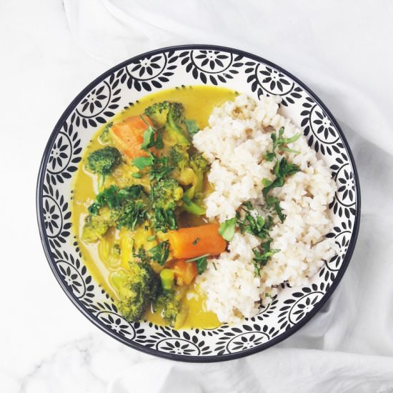 Vegetable Coconut Curry