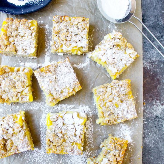 Pineapple Coconut Crumb Bars